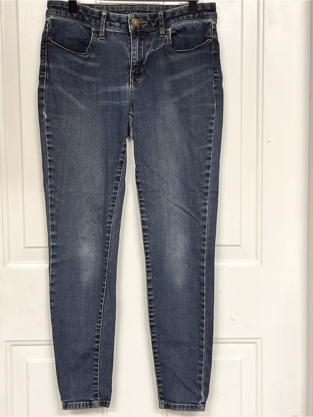 a.n.a Dark Wash Skinny Jeans